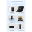 2X Intercom Small   Intercom with Headset External Sound Wireless Intercom Suitable for Beauty Salon Restaurants 7