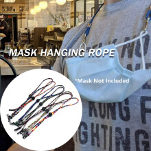 1pcs Adjustable Face Mask Hanging Rope Face Mask Lanyard Anti-lost Disposable Mask Holder Traceless Ear Hanging Rope 2