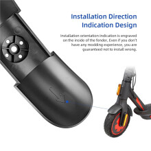 Guardabarros Trasero de Fácil Instalación para Patinete Eléctrico para  M365 Pro, Protección de Montaje para Patinete Eléctrico