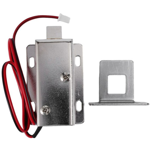 2X  Electromagnetic Lock  12V Electric Bolt Lock Small Electric Control Cabinet Door Lock(B) 1