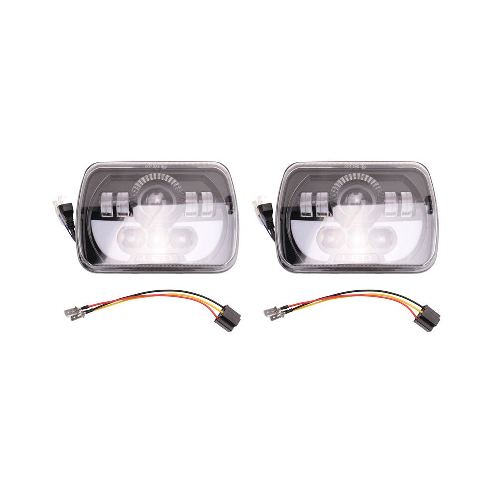 2X 300W 5X7 Led Headlights Led Sealed With High Low Led Head For Yj Cherokee Xj Light 4713549692358