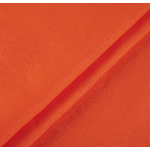 100 % Leinenstoff, Meterware, 140 cm breit, Orange