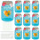 Blaue Flaschenpostkarten, 24er-Pack, 9 x 15 cm 1