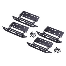 4x Les Curseurs de Plaque de Pied de PéDale Latérale En Métal pour Axiale Scx10 Scx10 Ii 90046 Coque