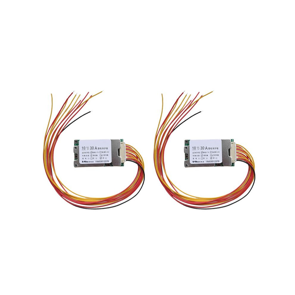 2X 10S 36V 30A Battery Protection Board Li-Ion Cell 18650 Battery Protection Bms Pcb Board 6032985049808