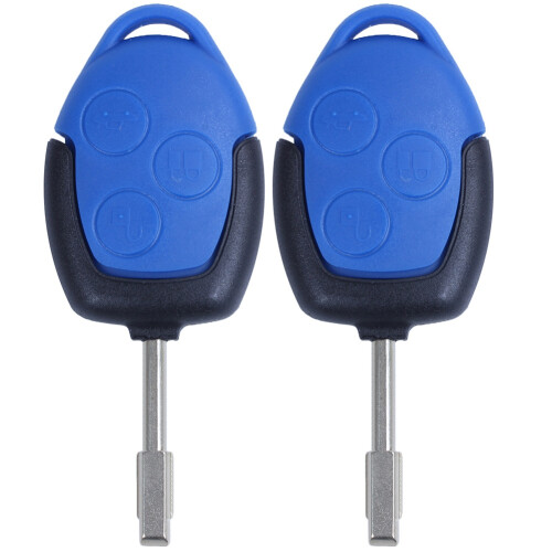 2X 3 Button Cover Shell Key Remote Control Body & Keys for  Transit