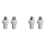 4PC E27 Motion Sensor Light  100-240V Motion Detector Base Lamp Holder with Light Control   Bulb Socket 1
