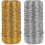 Corda Snáithe Miotalach Snáithe Tinsel Óir Airgid 1.5mm 1