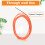 4Mm 5 Meter Orange Guide Device Nylon Electric Cable Push Pullers Duct Snake Rodder Fish Tape Wire 3