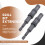 2 Pack Pivoting Bit Tip Holder, Magnetic Screw Drill Tip 1/4inch Hex Shank, Quick Change Locking Bit Holder (Black) 2