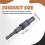2 Pack Pivoting Bit Tip Holder, Magnetic Screw Drill Tip 1/4inch Hex Shank, Quick Change Locking Bit Holder (Black) 7