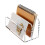 Acrylic Mail Holder Mail Organizer Countertop with Letter Sorting Compartments Office Essential 3