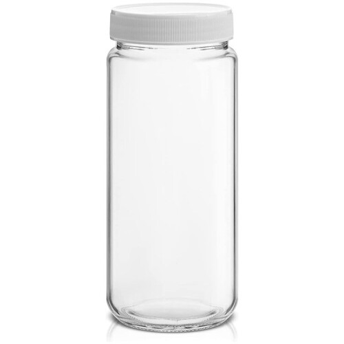 8 St åTeranväNdbara Flaskor 16 Oz Glasflaskor med Lock med Lock och Burkar 1
