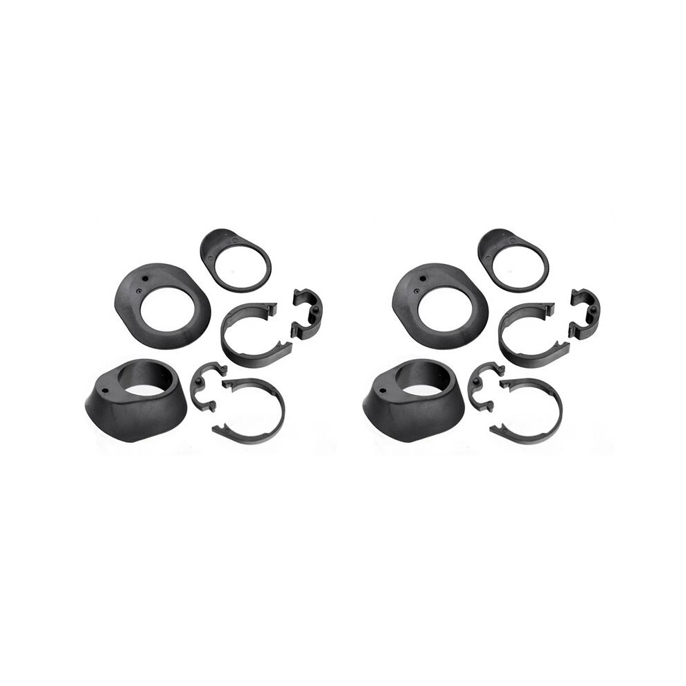 2X Integrated Handlebar Washer Split Spacer Kits 28.6Mm Fork Headset Spacer Plastic Special Washer Bike Parts Black 6032086045891