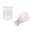2 Pcs Beaker: 1 PCS 500Ml Clear Plastic Laboratory Conical Flask Storage Bottle & 1 PCS 500Ml Graduated Beaker 2