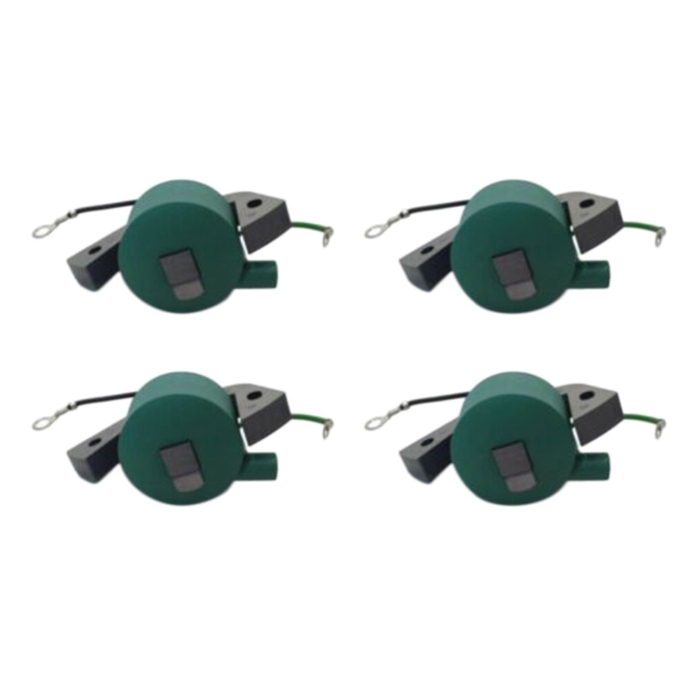 4Pcs Outboard Engine Motor Ignition Coils For Omc Johnson Evinrude 584477 582995 Black/Green 4713698793357