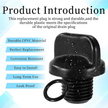 R0446000 Drain Plug & 6 O-Ring Replacement for  Jandy &  Filter Pumps, Pool Spa Heater Drain Parts