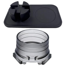 Portafilter Dosing Funnel & Non-Slip Tamping Mat Combo for  Luxe Cafe ES601 Espresso Accessories