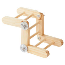 Ladder Wood, Natural Adjustable Toys, Bird Climbing Equipment, Sturdy Hammock Sunflower Accessories