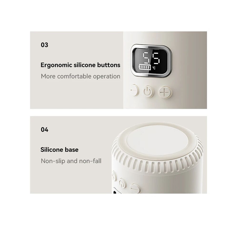 10000mAh High-Power Constant Temperature Cup Quick Hot Water and Milk Heating Portable Baby Bottle Warmer
