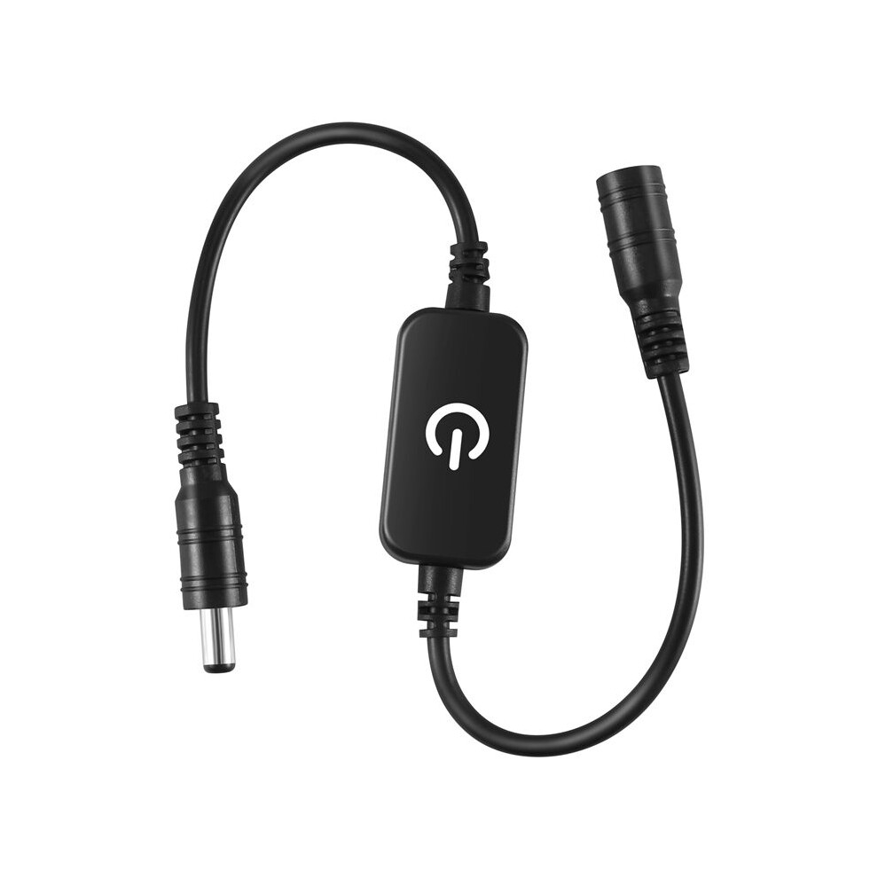 Led Monochrome Contact Controller Online Stepless Dimmer Controller Dc12-24V 3A Contact Dimmer (Black) Black 4712271131821