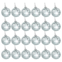 Disco Bal Ornamenten Zilveren Spiegel Ballen voor Kerstboom Bruiloft Decoratie