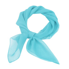 Scarf Ribbon Neck Scarf Chiffon Square Handkerchief Decorative Scarf Dance Scarf,Sky