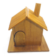 1/18 Dollhouse DIY Small Wooden House Collocation Christmas Snowman Scene for Dollhouse Decoration Accessories
