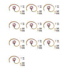 10X 5010 750KV High Torque Brushless Motors for Multi Copter Quad Copter Multi-Axis Aircraft A