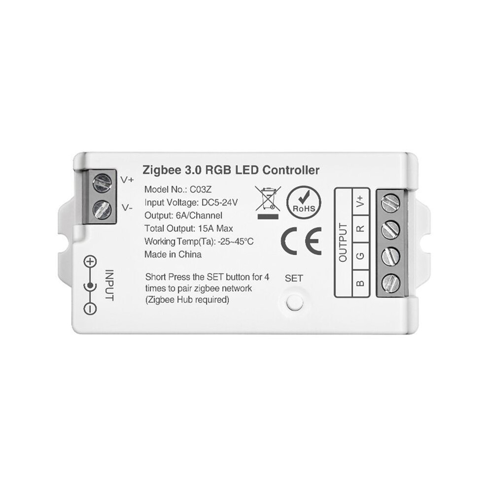 Tuya Zigbee 3.0 Rgb Controller Tuya Life App Control Dimmer Strip Controller Light 4712540386532