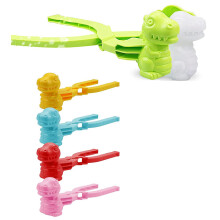 Outdoor Dinosaur Clips with Snow and Sand Tools in Winter, Snow Educational Toys, Outdoor Beach Toys.