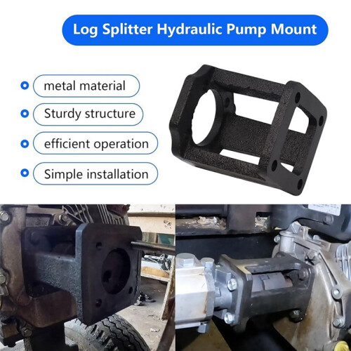 Log Splitter Hydraulic Pump Bracket Fits 5-7 Horsepower Engine Log Splitter Replacement Bracket Hydraulic Log Splitter
