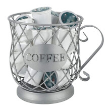 K Cup Coffee Capsule Storage Rack Coffee Capsule Rack Large Capacity Coffee Capsule Storage Rack Silver