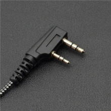 10X 2PIN Earpiece Headset Mic for Radio Security Walkie Talkie High Quality Ear Hook Earbud Interphone for UV5R