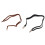 2 Pcs DIY Replacement Leather Bag Shoulder Strap Handle  Body Adjustable 140x2Cm, Black & Brown 2