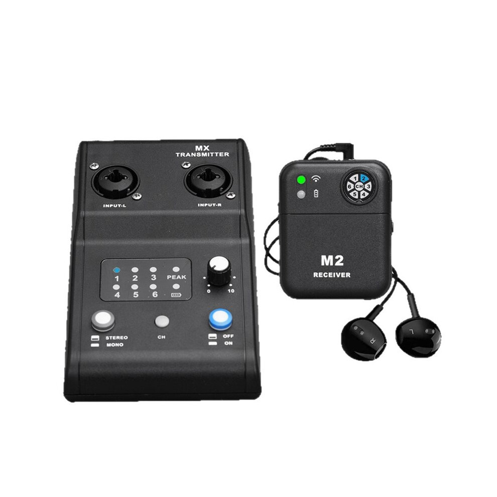 Mx_m2 Wireless In Ear Monitor System 2.4G Stereo Iem System Transmitter And Receiver For Stage Performance 6034096252030