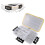 Lure Storage Box Waterproof Organizers with Adjustable-White M 5