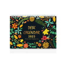 Calendario da Tavolo 2 Pezzi Calendario a Fogli Mobili, Calendario da Tavolo 12 Mesi, Calendario in Piedi, con Blocchi Vuoti F