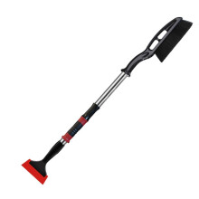Snow Brush and Detachable Ice Scrapers for Car Windshield, Snow Brush with Ergonomic Foam Grip Black