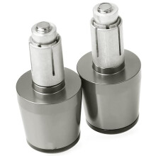 Moto nel Alluminio 22 Mm Manubrio Cap Grip Moto Manubrio Balance Plug Manubrio End Slider Accessori, Titanio