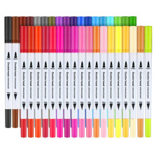 36 Colour Tip Pens Watercolour Pens Double Art Colouring Pens Fine Tip Brush Markers for DIY Card Making