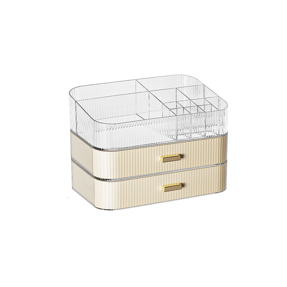 Desktop Cosmetics Storage Box Dust-Proof Makeup Organizer for Cotton Pads Bathroom Jewelry Organizer for Cosmetics