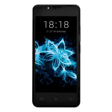 P50 Pro  Phone 4.5 Inch MTK6572 Dual-Core 512MB RAM+4GB ROM Dual Card Dual Standby Android 6.0 Phone Black EU Plug