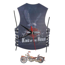 Orologio da Parete per Motocicletta Orologio da Moto Creativo da Appendere, I Migliori Regali per I Fan Dei Proprietari di Motociclette (Gilet
