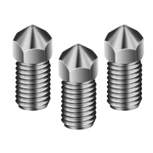 3Pcs 3D Printer Parts Extruder Print Wear-Resistant Metal Sprayer Stainless Steel Nozzle Applicable for Ankermake