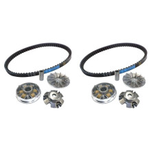 2X Kit de Transmission D'Embrayage de Moteur de Moto Courroie Avant pour GY6 125Cc 150Cc Scooter Moto ATV GO KART