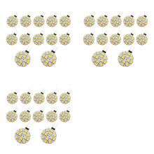 36 STKS G4 Puck Lights Led-Lampen Side Pin Base Ronde G4 5050 12SMD LED RV  Licht Thuis Leeslamp, Warm Wit
