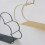 Nordic Style Wall-Mounted Wrought Iron Hook Display Rack Cloud-Shaped Bedroom Decoration Storage Rack,F 7