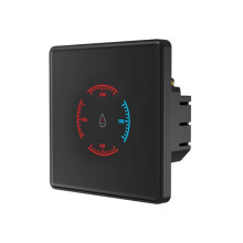 Tuya WiFi Boiler 3500W Metered Water Heater EU Standard Touch with Countdown Function Black