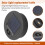 12 Pack Replacement Solar Light Parts Solar Light Replacement Tops Waterproof LED Solar Panel Lantern Lid Light Outdoor 5